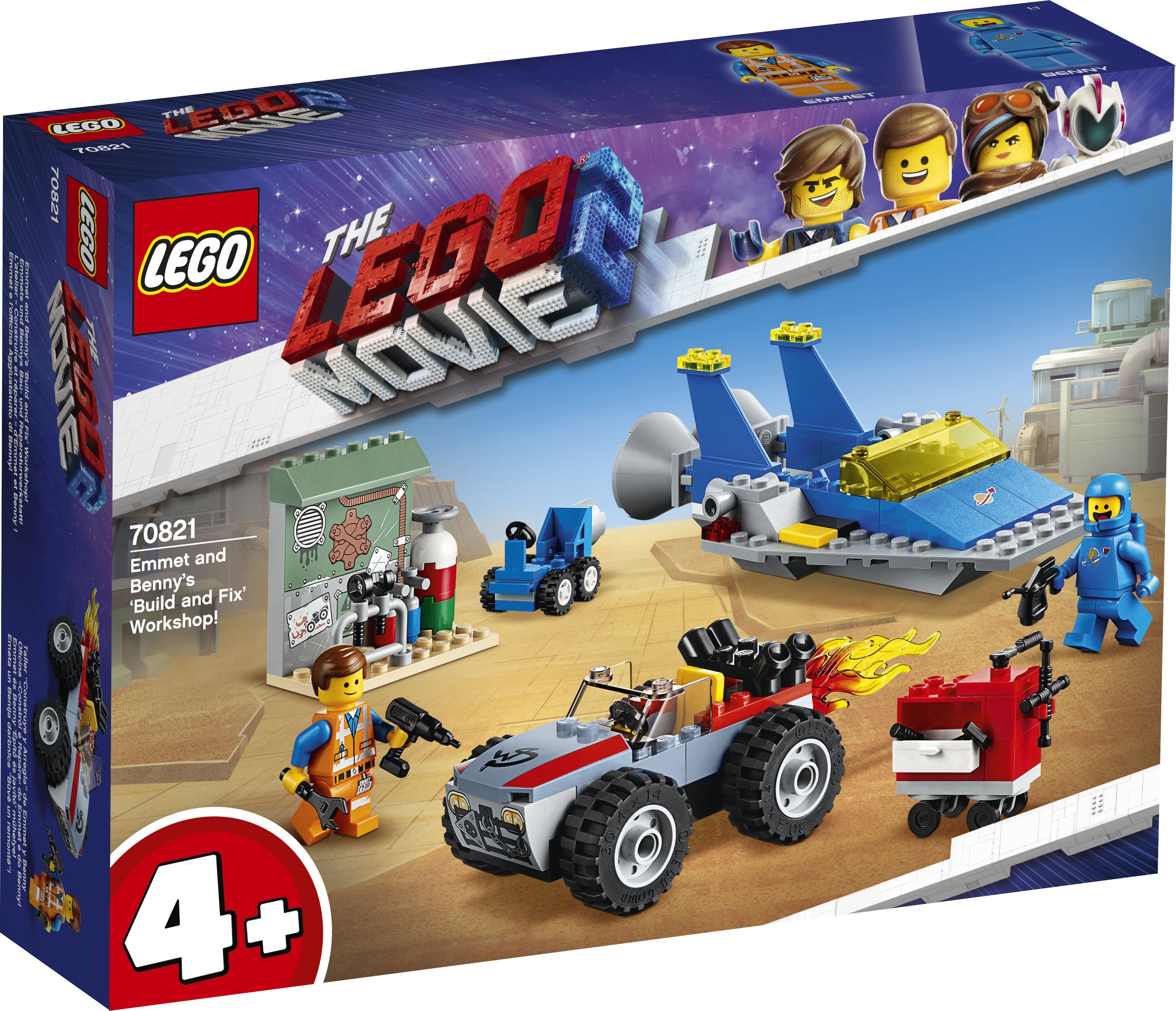 LEGO Movie 2 Warsztat Emmeta i Benka (70821)