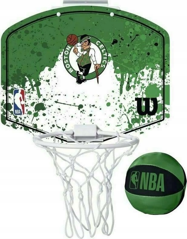 Wilson Wilson NBA Team Boston Celtics Mini Hoop WTBA1302BOS Zielone One size