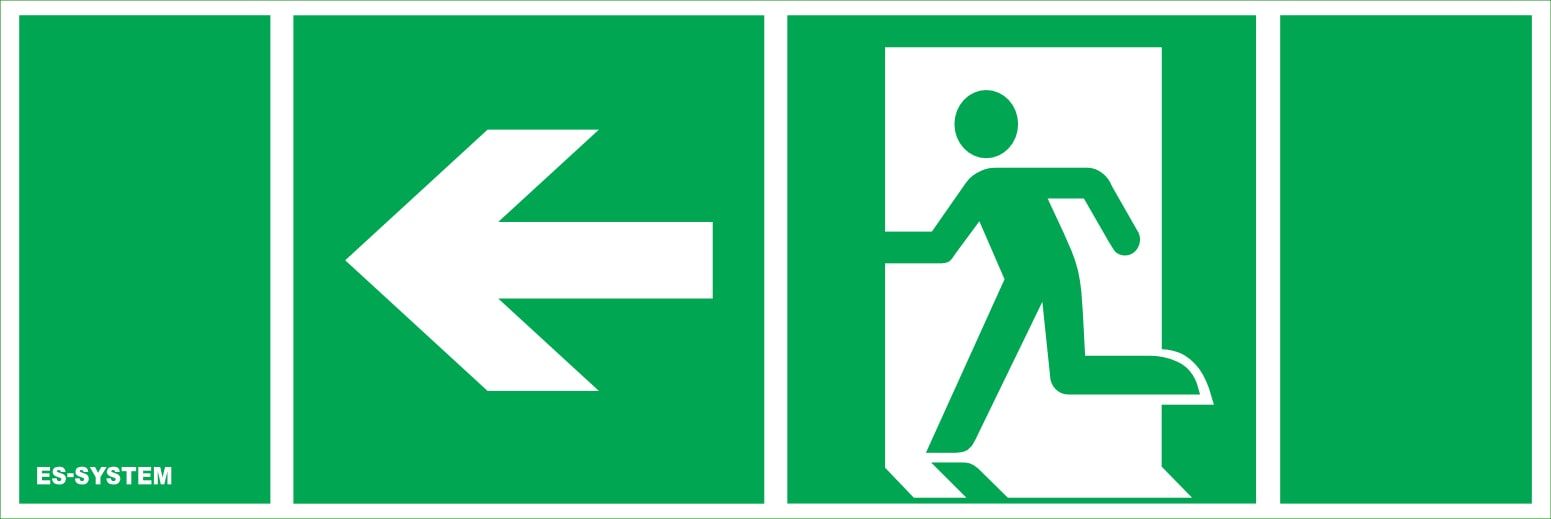 Es-System Piktogram do MONITOR 1 100x300 LEWO + DRZWI (9849361)