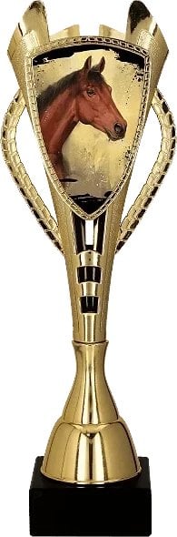 Victoria Sport Puchar plastikowy złoty - JEŹDZIECTWO