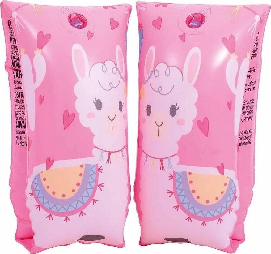 JiLong RĘKAWKI DO PŁYWANIA DLA DZIECI ALPAKA 30x15CM 37617 RÓŻOWY