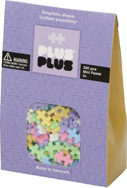 Plus Plus Klocki plastikowe Mini Pastel 300 el.