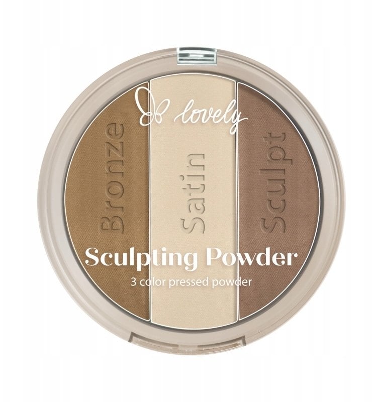 LOVELY_Sculpting Powder paleta do konturowania twarzy 4 15g