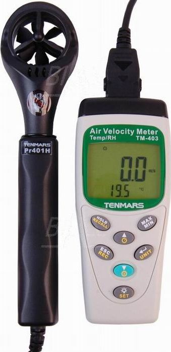 Biall Anemometr wiatromierz tm403 przepływomierz