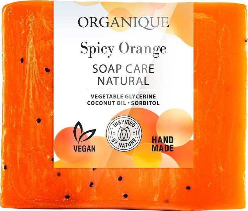 Organique ORGANIQUE Mydło naturalnie pielęgnujące Spicy Orange 100g