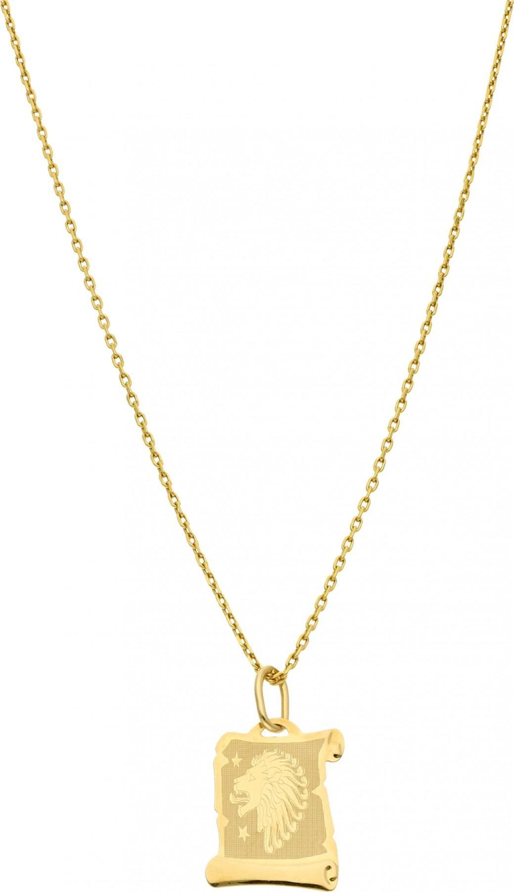 Rosanto Złota zawieszka znak zodiaku LEW 585 14k