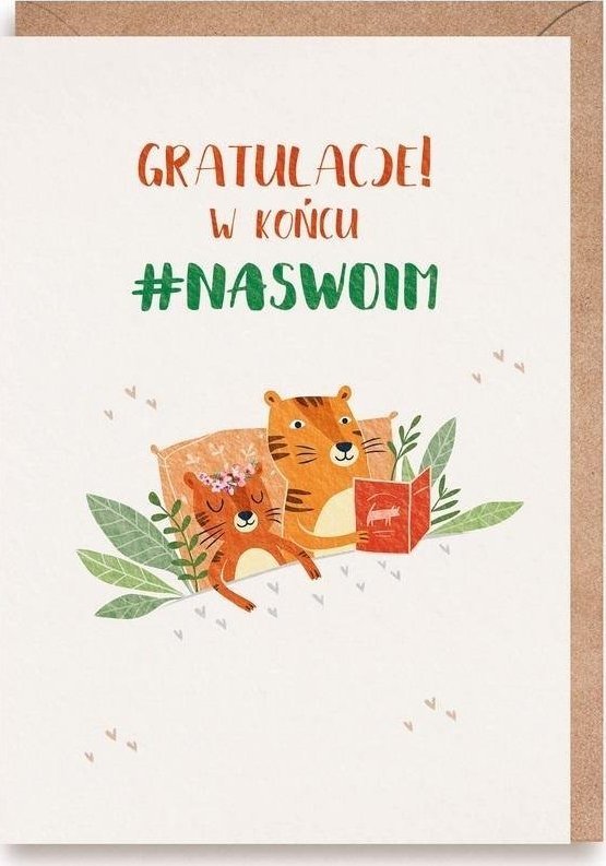 Cardie Kartka na parapetówkę W końcu na swoim, eko