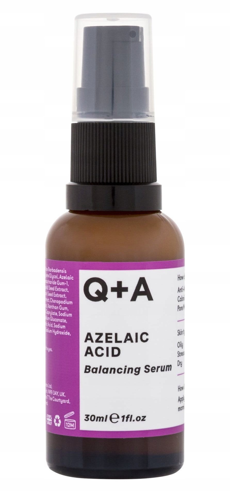 Veido serumas su azelaino rūgštimi Q + A , 30ml