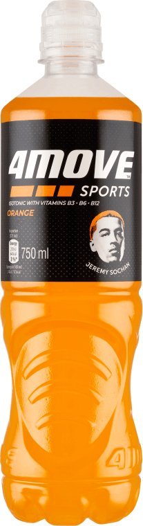 4Move 4Move Napój izotoniczny niegazowany o smaku pomarańczowym 750 ml
