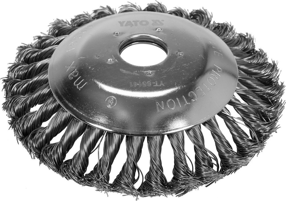 Yato YATO SZCZOTKA DRUCIANA DO KOSY 150*25,4mm