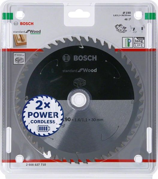 Bosch Standard Wood tarcza do drewna 190x30x48 (2608837710)