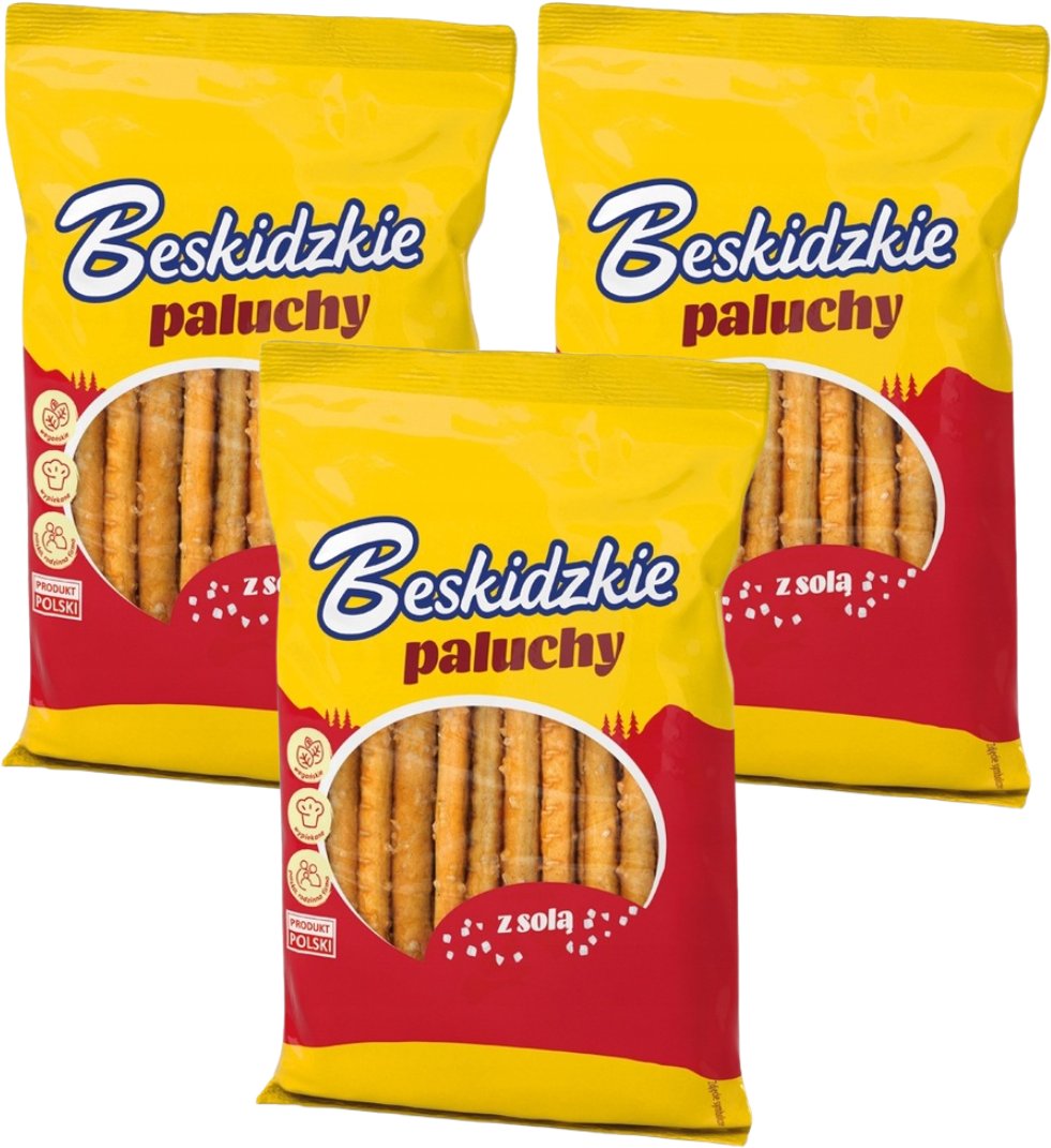 Beskidzkie Paluchy z solą 100 g x 3 sztuk