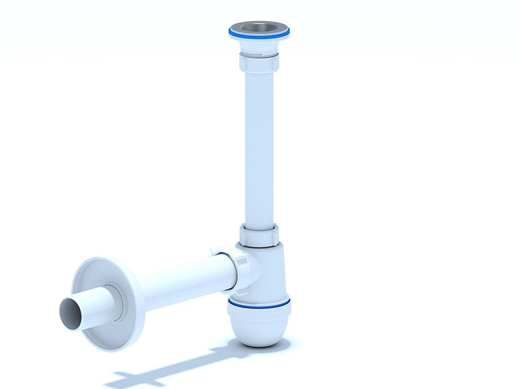 WASHBASIN SIPHON C1000 40 MM WITH VALVE