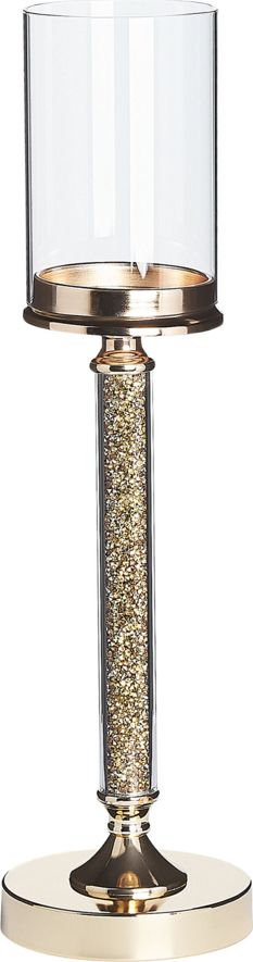 Beliani Świecznik 48 cm złoty ABBEVILLE