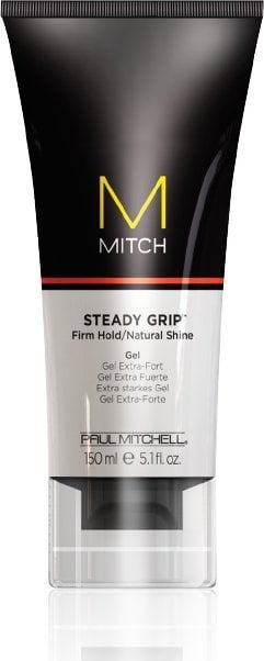PAUL MITCHELL Mitch by Paul Mitchell, Styling Steady Grip, Paraben-Free, Hair Styling Gel, Natural Shine, Firm Hold, 150 ml For Men