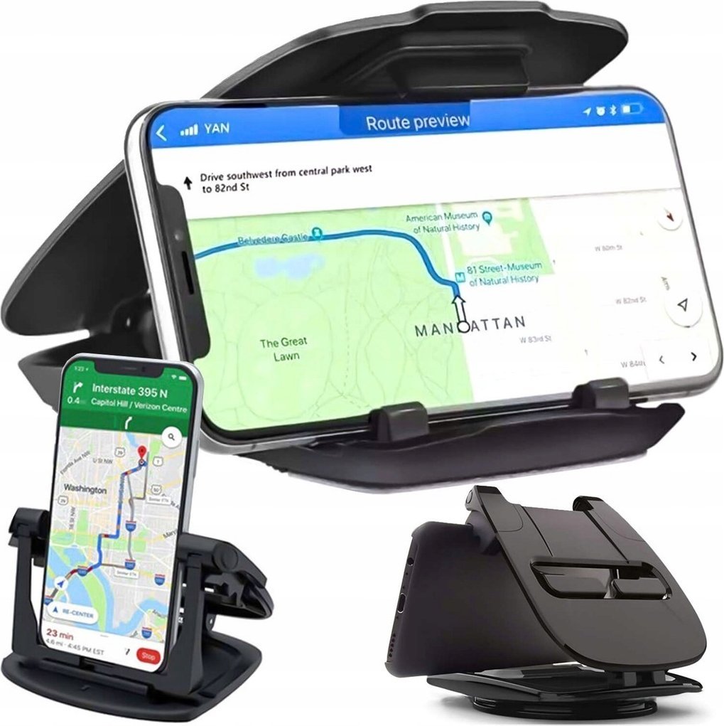 Hello Case Uchwyt na Telefon GPS do Samochodu na Kokpit Deskę Rozdzielczą Przyssawka