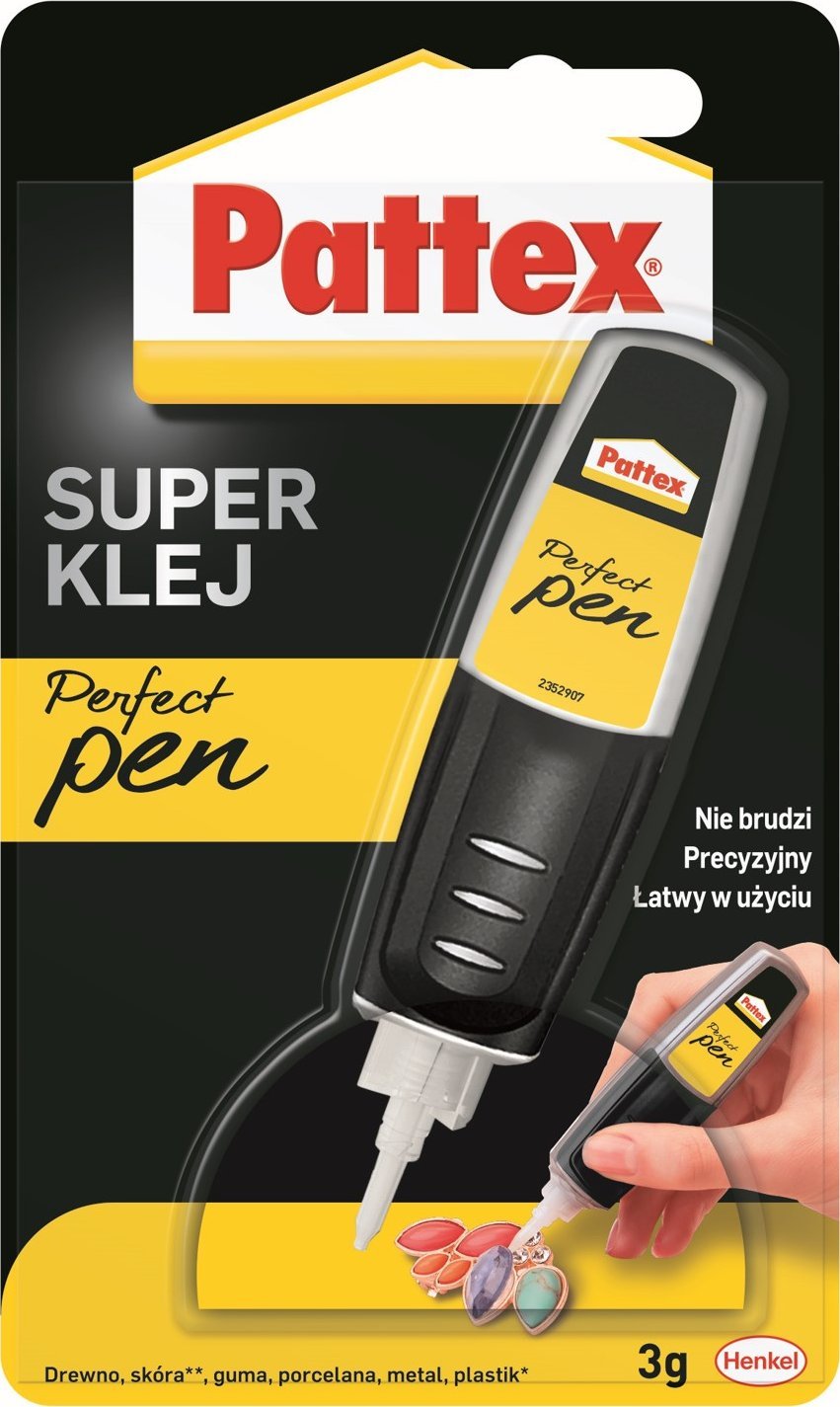 Pistolet do kleju Pattex Pattex Sekundenkleber Perfect Pen, Applikatorstift mit 3g