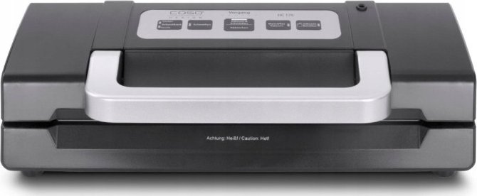Caso Caso | Bar Vacuum sealer | HC 170 | Power 110 W | Temperature control | Juodas/Nerūdijantis plienas