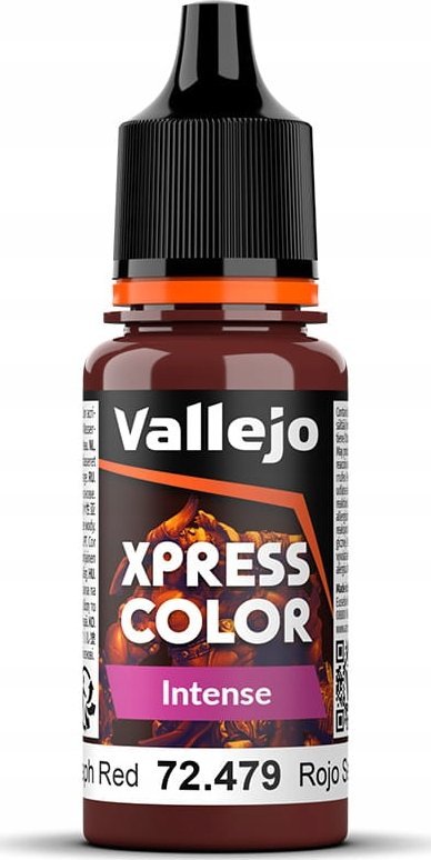 Vallejo Vallejo: 72.479 - Xpress Color Intense - Seraph Red (18 ml)
