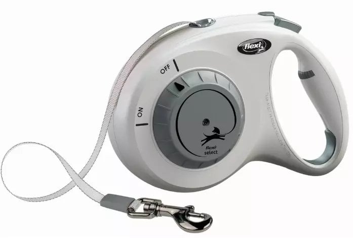 Flexi Automatyczna smycz dla psa szara 7m/25kg