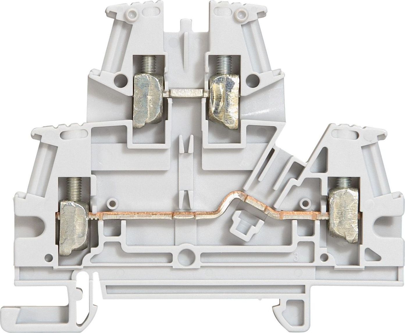 Legrand Złączka szynowa 2-piętrowa VIKING 2,5mm2 szara 037167