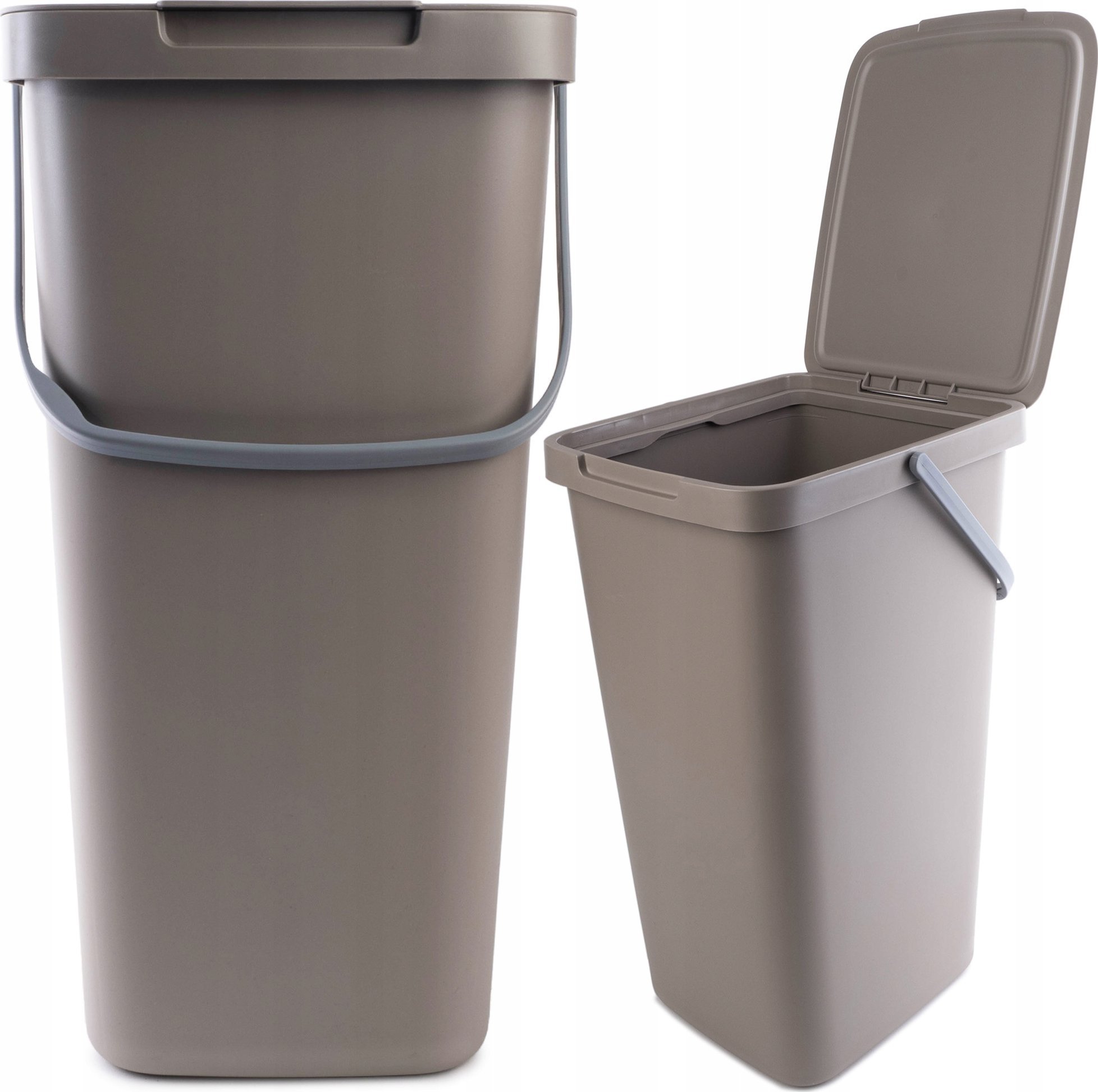 Kosz na śmieci Kadax KADAX Kosz Na Śmieci Pojemnik Na Odpady Z Pokrywą 25L Kubeł Do Segregacji