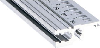 SCHROFF Szyna pozioma SCHROFF, przednia, typ L-OD, lekka, bez wargi, 84 KM