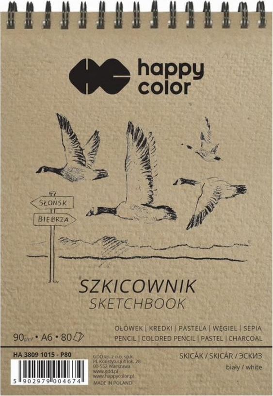 GDD Szkicownik A6 80k biały