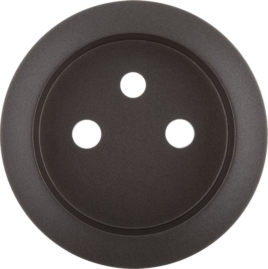 Legrand Plakietka gniazda pojedynczego 2P grafit (067912)