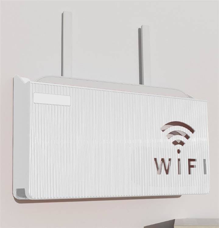 Aptel Naścienna PÓŁKA na Router Wi-Fi biała AG986