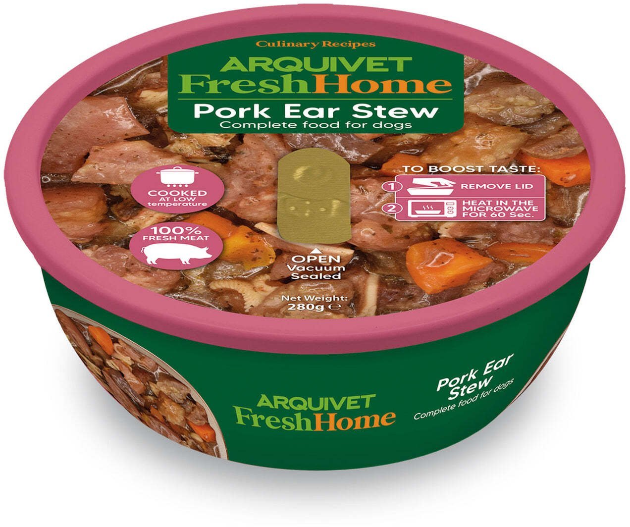 Arquivet Fresh Home Gulasz z Uszu Wieprzowych 280g