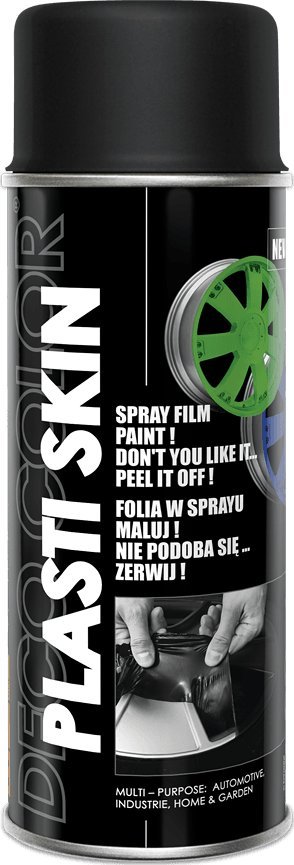 DECO COLOR Folia guma ochronna czarna w sprayu 400ml PLASTI SKIN