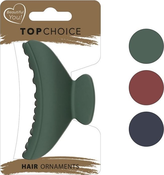 TOP CHOICE Klamra do włosów Trendy (26850) 1 szt. - mix kolorów