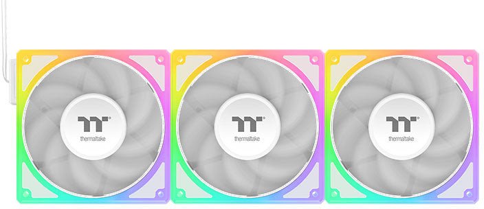 120mm Thermaltake TOUGHFAN EX 120 ARGB Sync White 3Pack