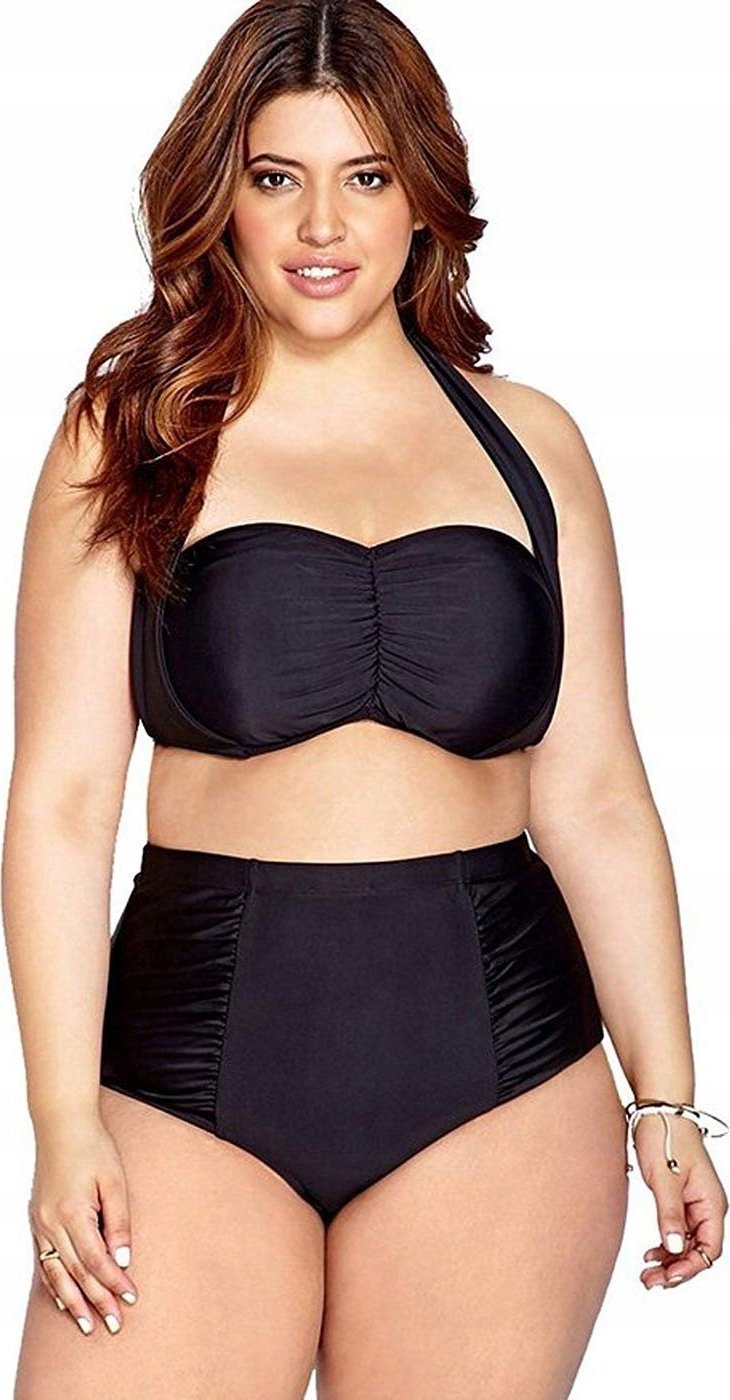 Pan i Pani Gadżet Strój kąpielowy plus size czarny push up XL