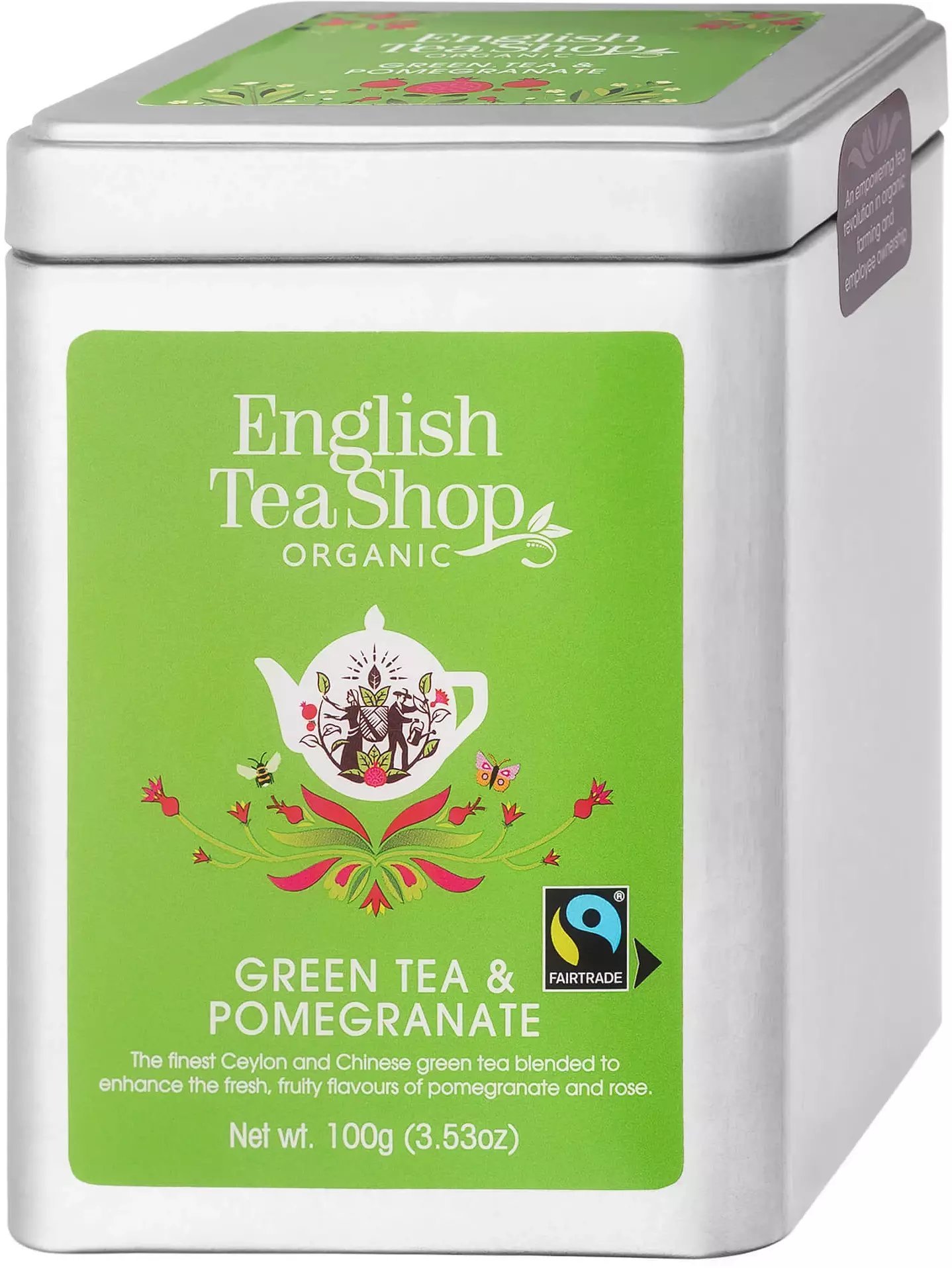 English Tea Shop Herbata zielona Green Tea & Pomegranate 100g
