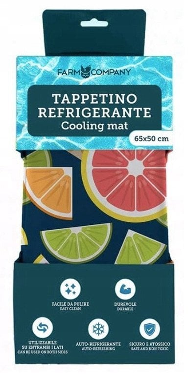 Farm Company Mata chłodząca żelowa dla psa Świeże cytrusy 65x50 cm