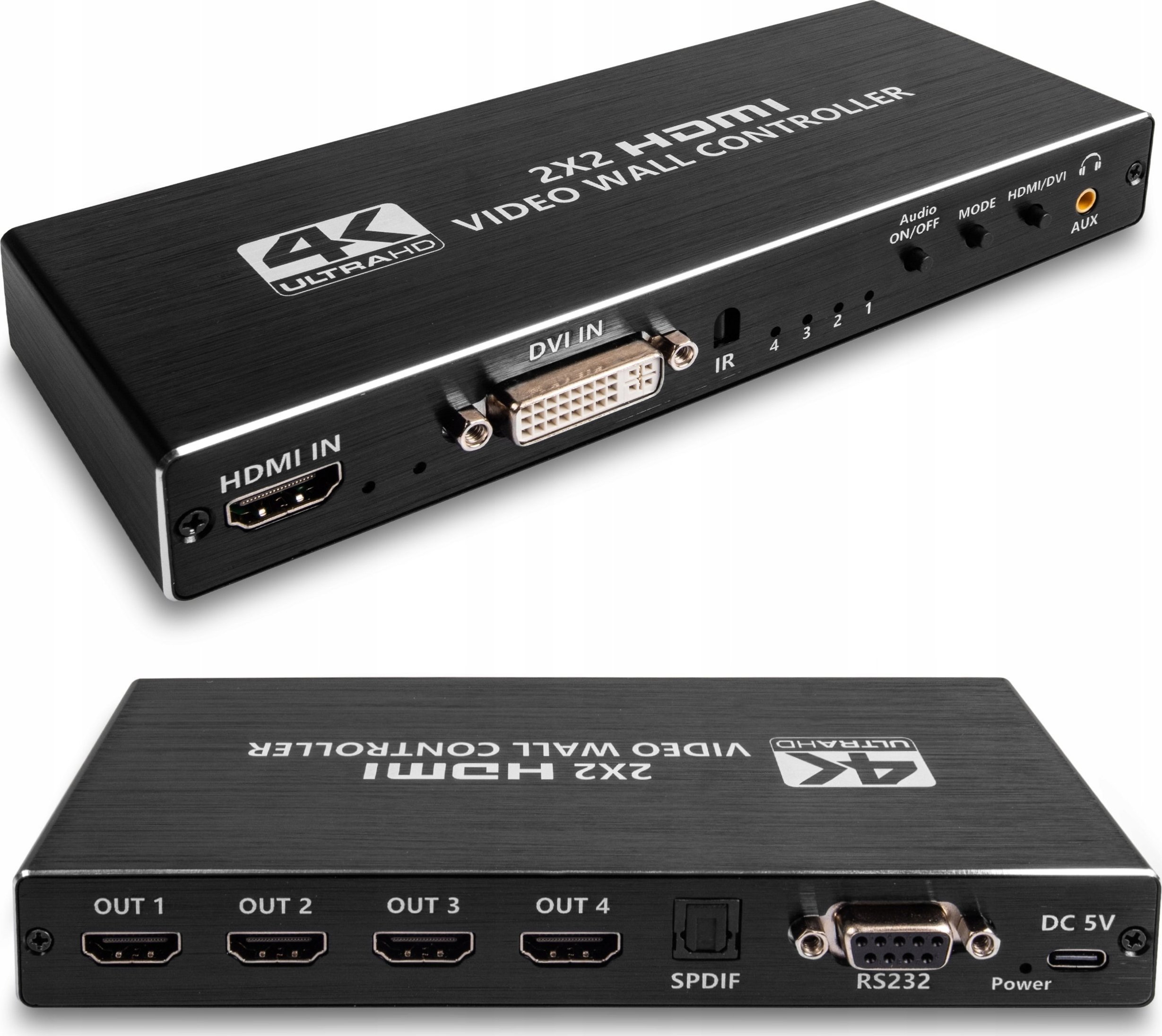 Pawonik KONTORLER ŚCIANY VIDEO WALL HDMI 2X2 ROZGAŁĘŹNIK