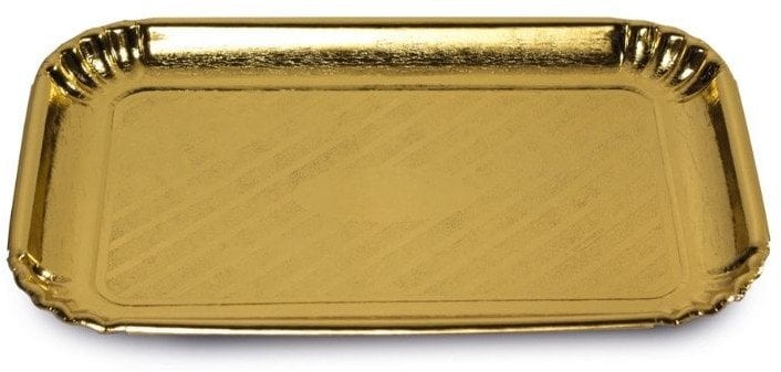 Papira paplates zelta krasa komplekts 2 gab. Easy Bake 28 x 42 cm 8006043013443