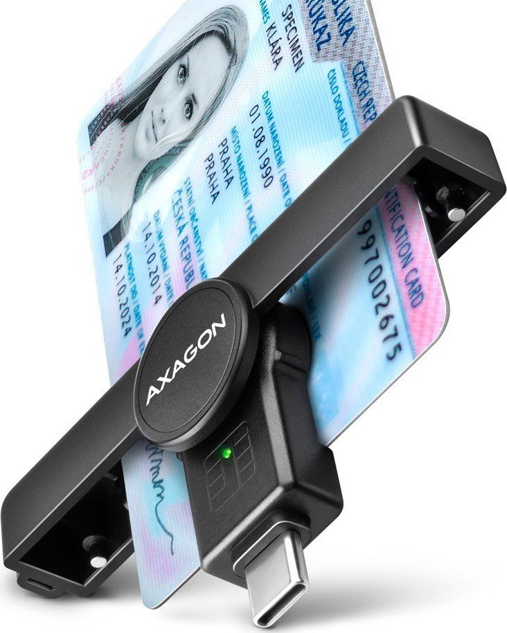 Czytnik kodów kreskowych Axagon Przewodowy (CRE-SMPC)