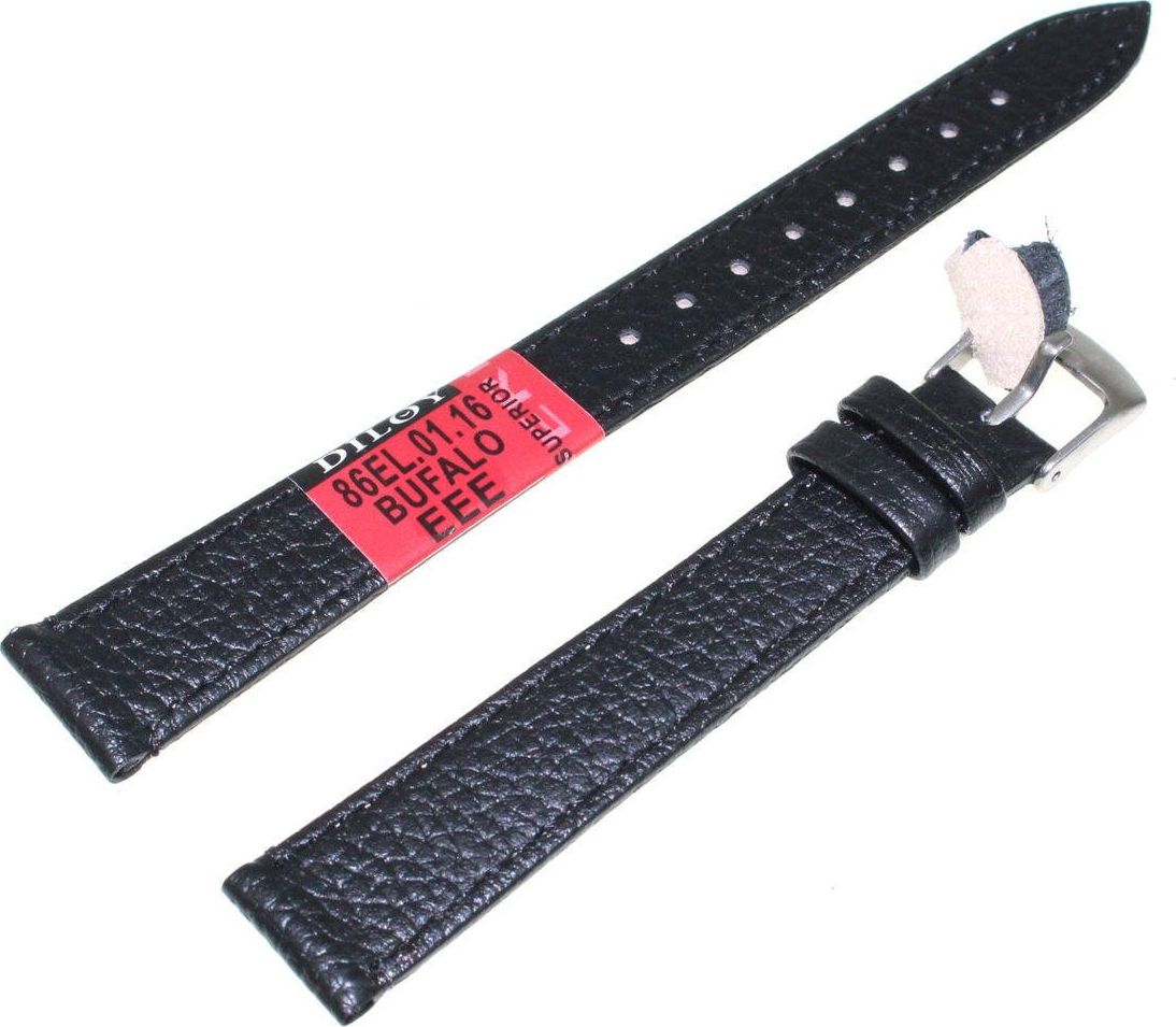 Diloy Skórzany pasek do zegarka 16 mm Diloy 86EL.16.1 XL