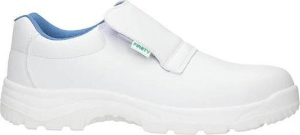 Ardon VALI S2 G1266 - mokasyny białe ochronny, podnosek, cholewka z mikrowłókna o wyglądzie skóry 41