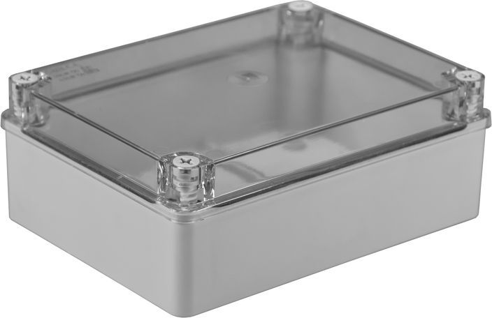 Pawbol sp. z o.o. Puszka n/t hermetyczna 190x140x70 bez dławików IP56 pokrywa przezroczysta S-BOX 416-P