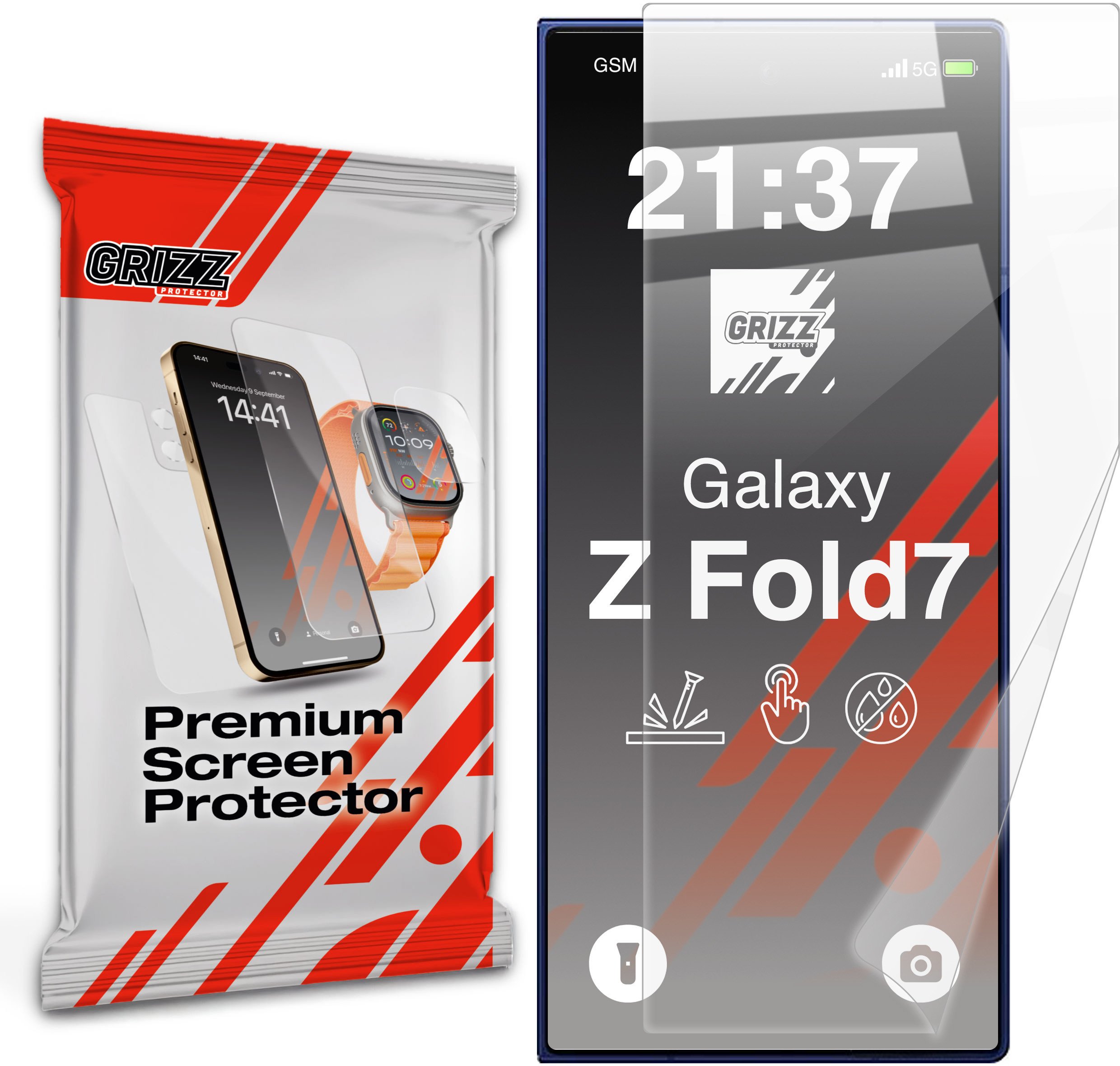 Folia ceramiczna GrizzGlass CeramicFilm do Samsung Galaxy Z Fold7