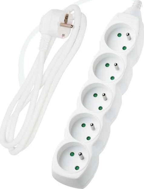 DPM Solid PRZEDŁUŻACZ SIECIOWY 5 GNIAZD 3M 3x1 10A 2300W