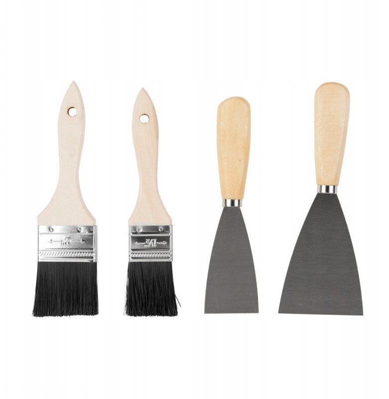 Zestaw narzędzi do malowania pędzle, szpachelki