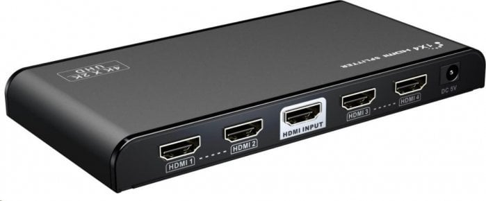 PremiumCord PremiumCord HDMI 2.0 splitter 1-4 porty, 4K x 2K/60Hz, FULL HD, 3D, černý