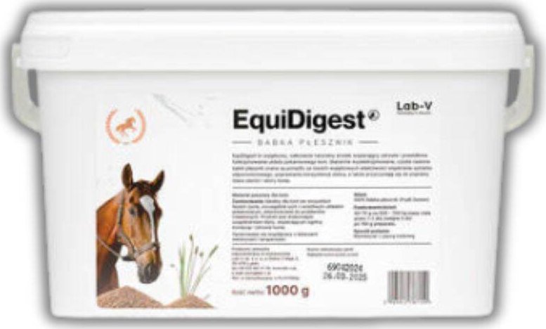 LAB V LAB-V EquiDigest - mieszanka paszowa wzmacniająca układ pokarmowy dla koni 1kg
