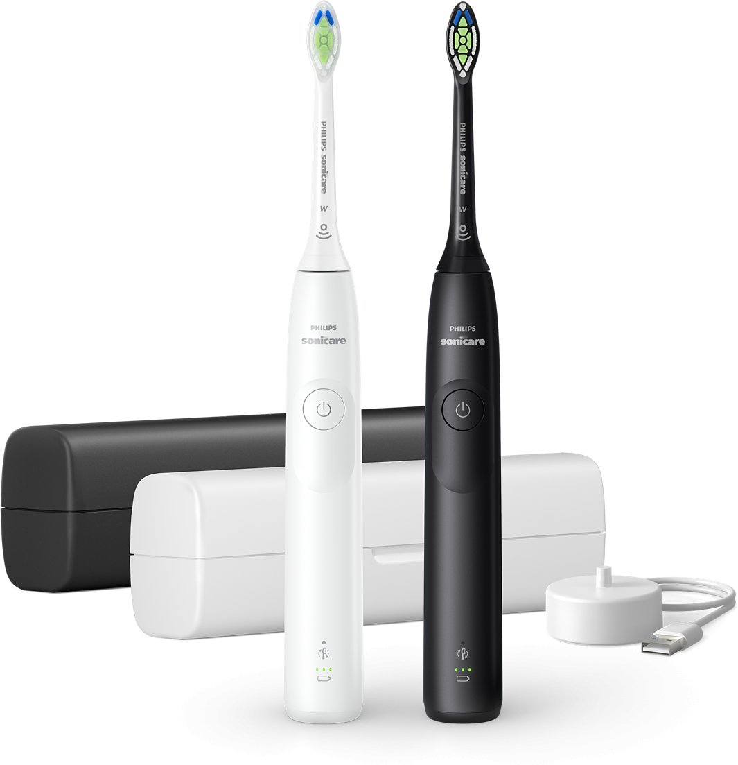 Szczoteczka Philips Sonicare 5300 HX7109/01 2 szt. Czarna/Biała