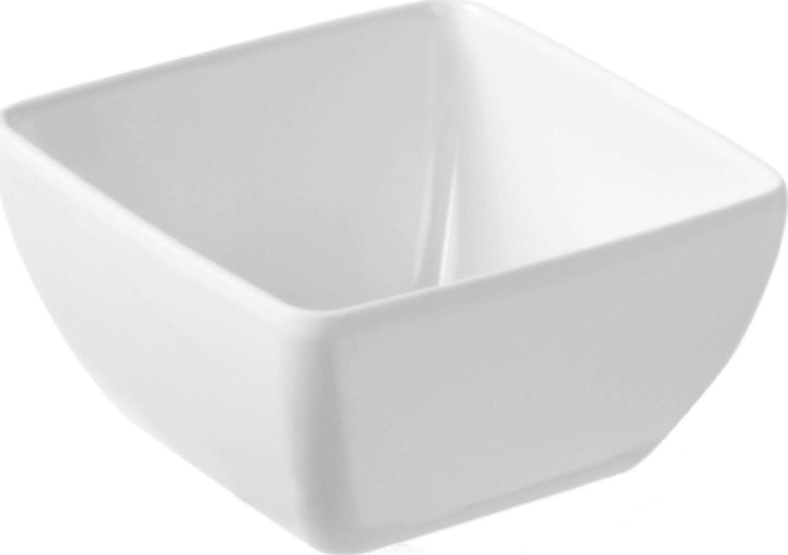 Hendi Miska kwadratowa z melaminy do żywności biała 19x19cm Miska kwadratowa z melaminy do żywności biała 19x19cm